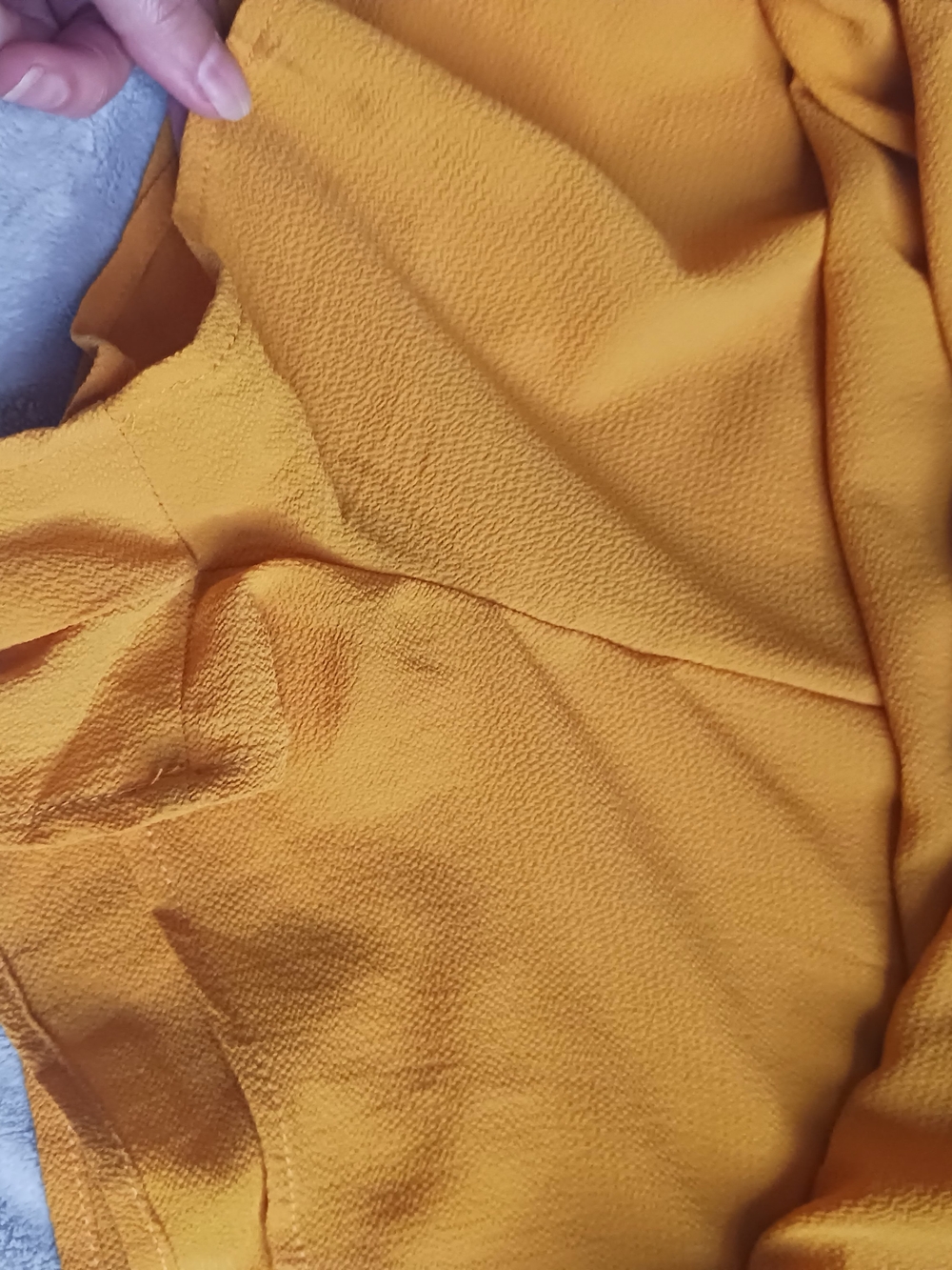 Women's Mustard Ruffle Skort - Picture 3 of 5